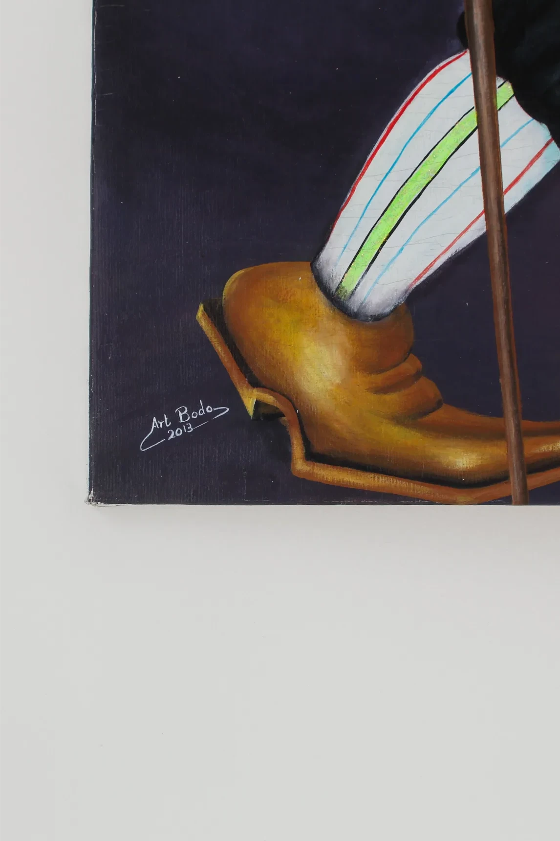 Huile sur toile "Myakul Star" par Camille-Pierre Pambu Bodo