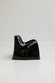 Paire de chaise Toga en Fibre de Verre Noire par Sergio Mazza pour Artemide