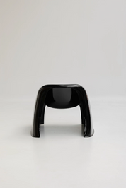 Paire de chaise Toga en Fibre de Verre Noire par Sergio Mazza pour Artemide