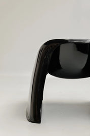 Paire de chaise Toga en Fibre de Verre Noire par Sergio Mazza pour Artemide
