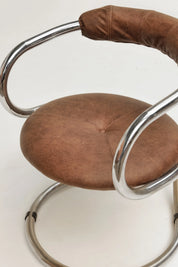 Set de 4 chaises salle à manger par Rudi Bonzanini pour Tecnosalotto