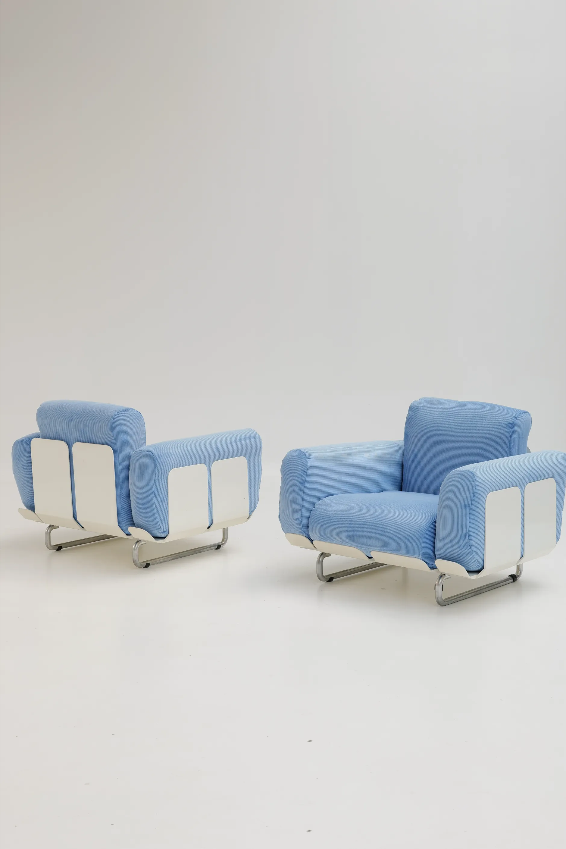 Paire de Fauteuils Senzafine par Eleonore Peduzzi Riva pour Zanotta