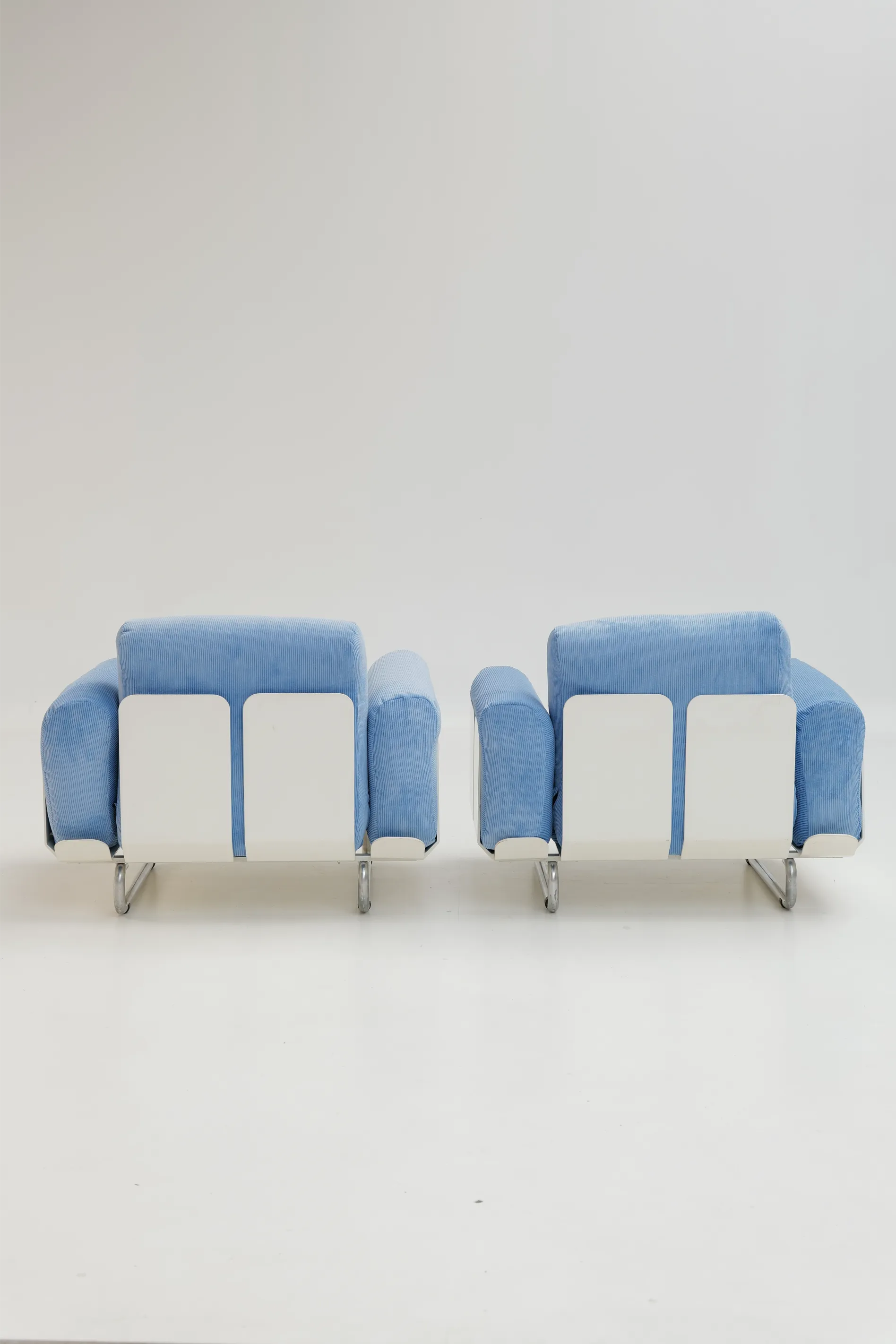 Paire de Fauteuils Senzafine par Eleonore Peduzzi Riva pour Zanotta