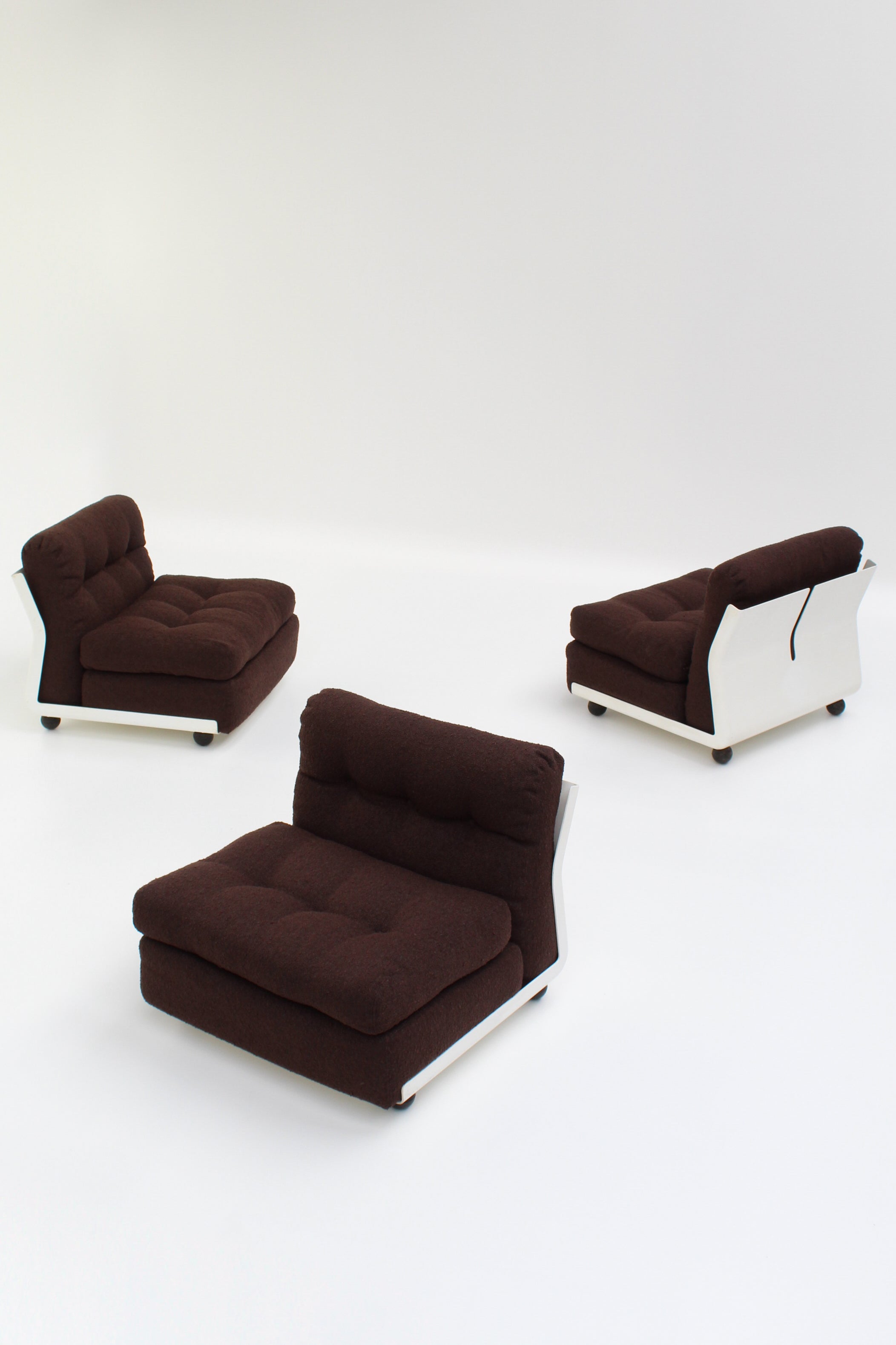 Set de 3 chauffeuses Amanta par Mario Bellini pour C&B Italia