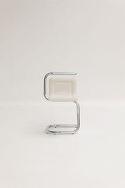 Ensemble de 4 chaises italiennes des années 70 en forme de "s"