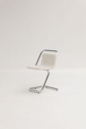 Ensemble de 4 chaises italiennes des années 70 en forme de "s"