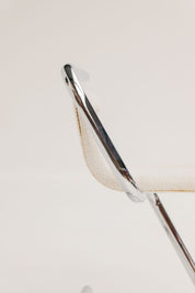 Ensemble de 4 chaises italiennes des années 70 en forme de "s"
