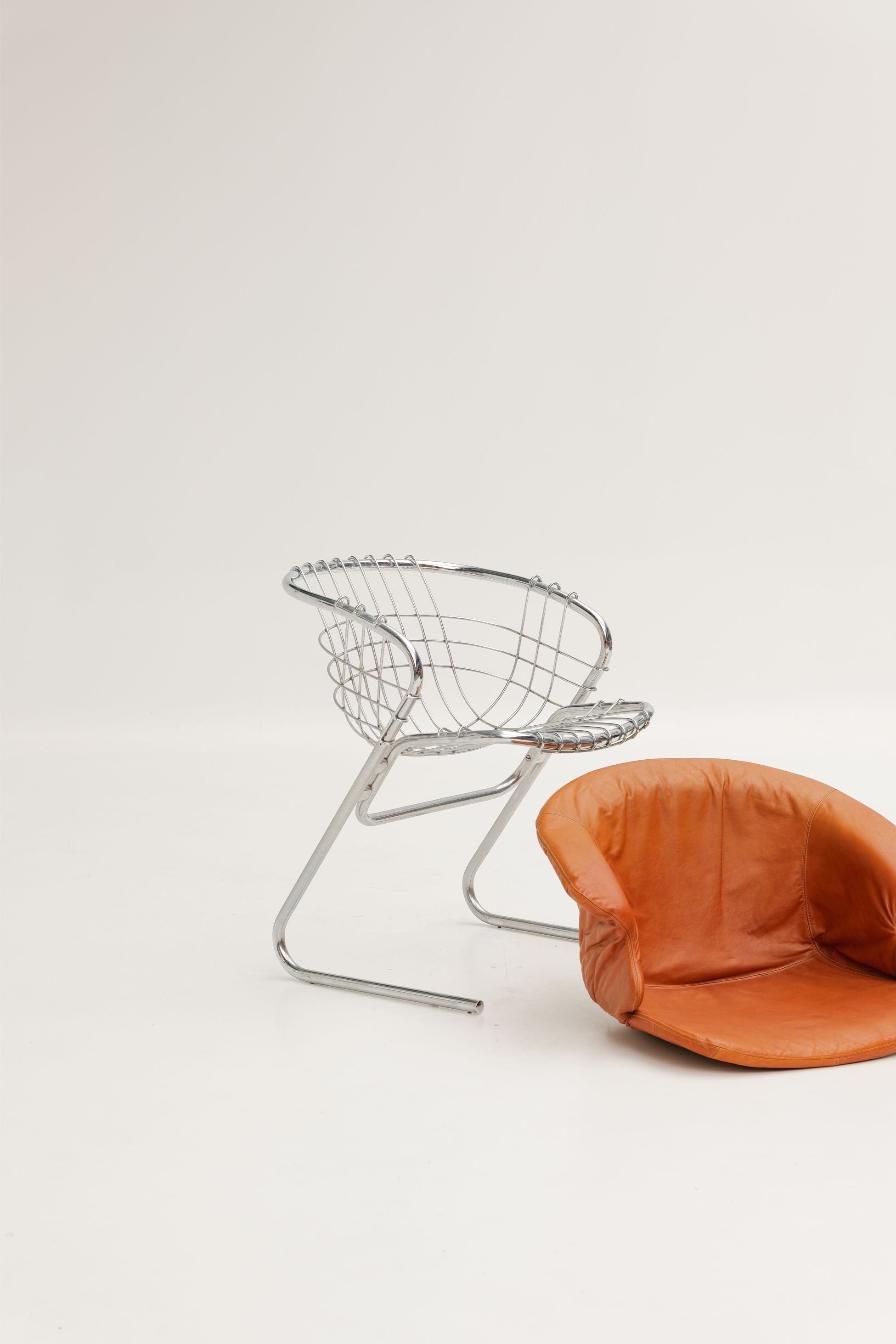 Fauteuils de salle à manger Flynn conçu par Gastone Rinaldi et édité par Thema