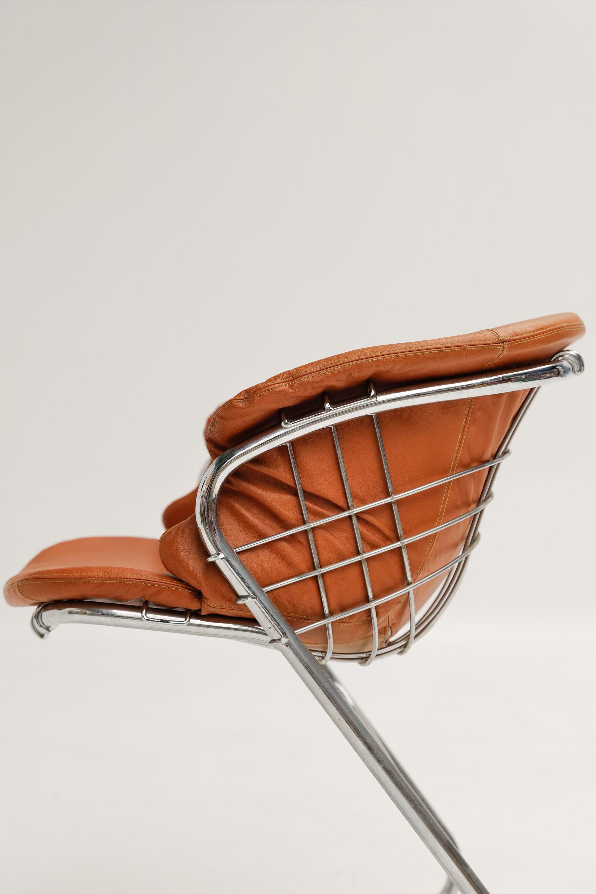Fauteuils de salle à manger Flynn conçu par Gastone Rinaldi et édité par Thema