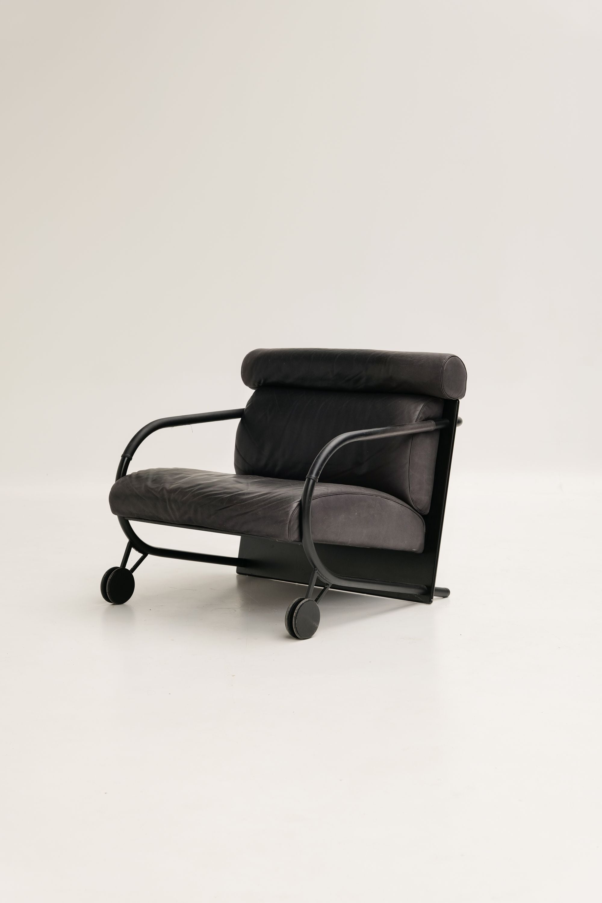 Fauteuil et repose pied Zyklus par Peter Maly pour Cor