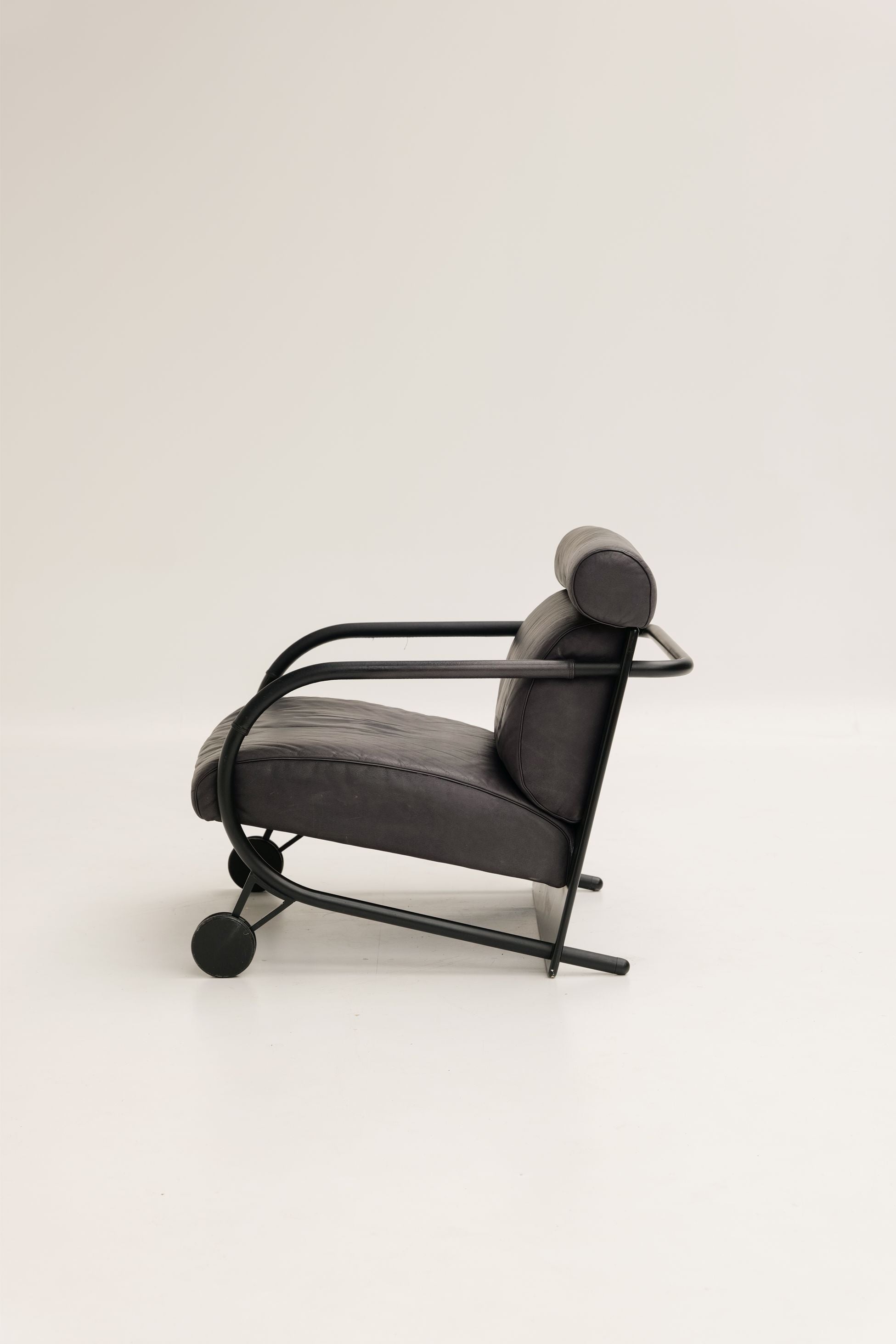 Fauteuil et repose pied Zyklus par Peter Maly pour Cor