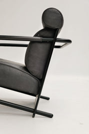 Fauteuil et repose pied Zyklus par Peter Maly pour Cor