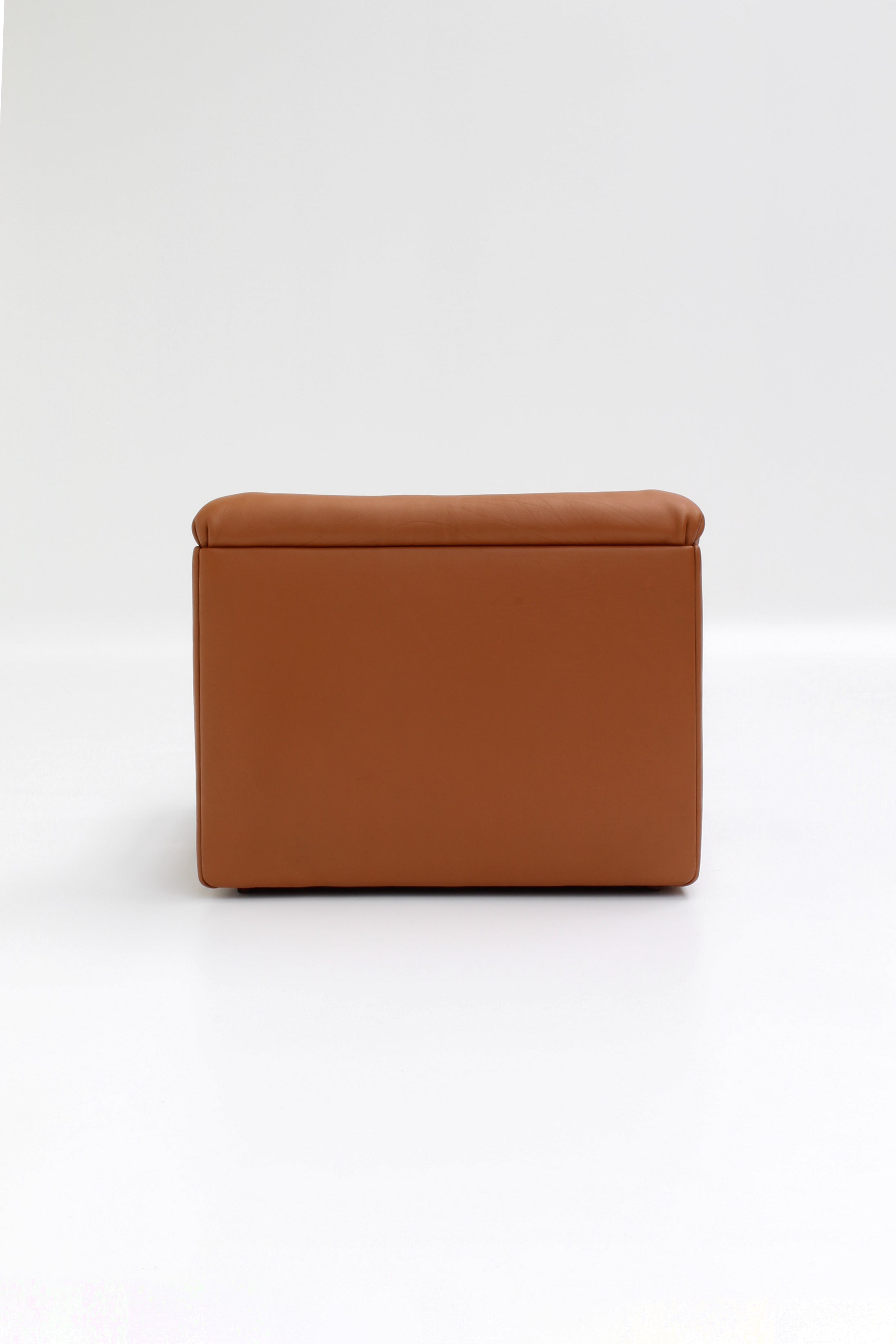 Canapé modulaire DS-46 en cuir cognac par De Sede