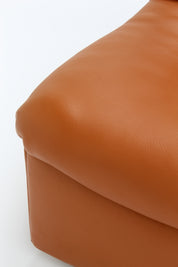 Canapé modulaire DS-46 en cuir cognac par De Sede