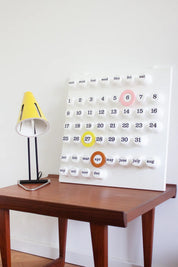 Ring-A-Date Perpetual Calendar by Giorgio Della Beffa (White)