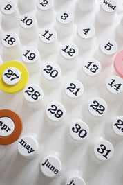 Ring-A-Date Perpetual Calendar by Giorgio Della Beffa (White)