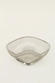 Corbeille carrée en inox Alessi