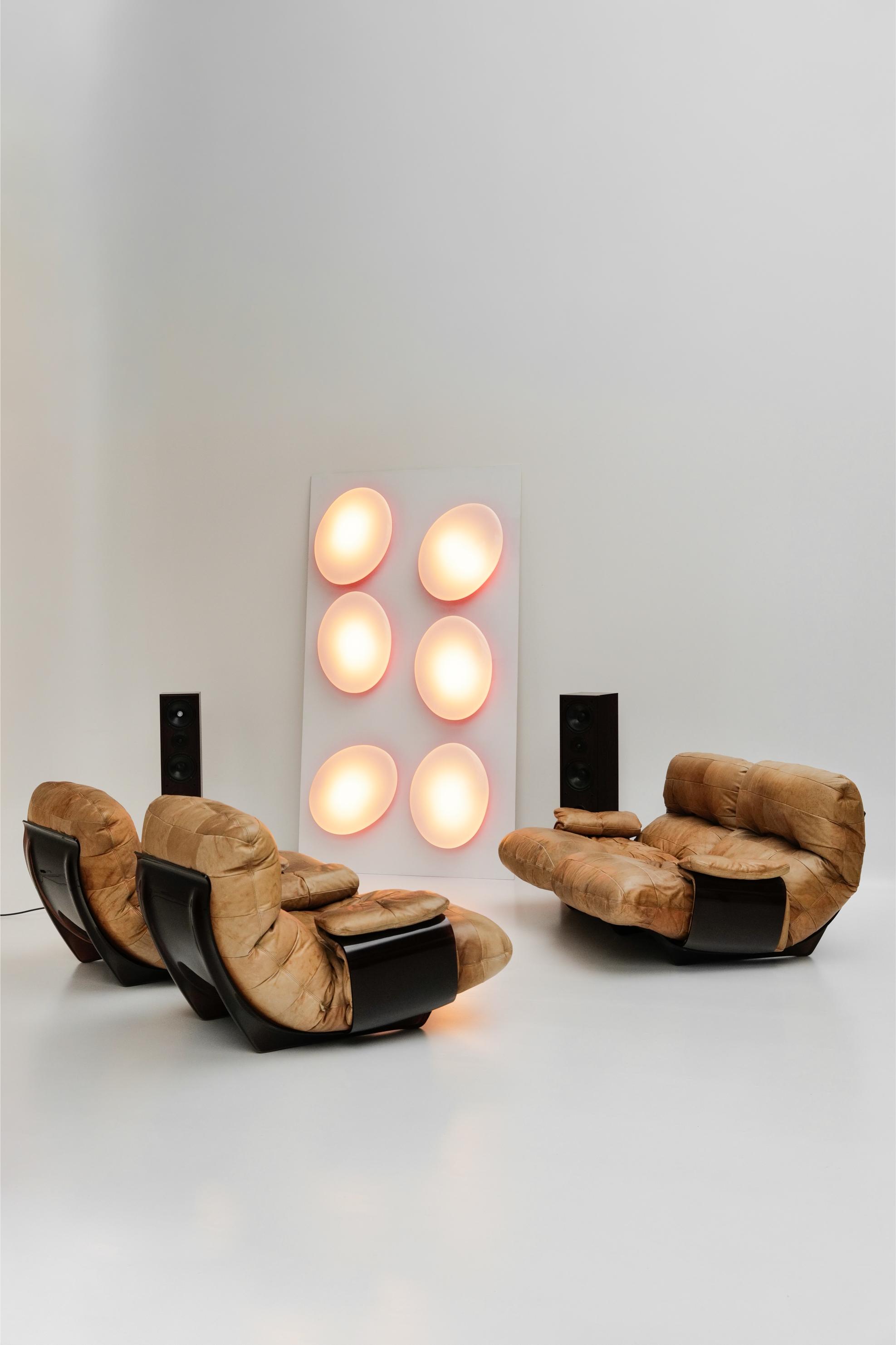 Paire de fauteuils Marsala par Michel Ducaroy pour Ligne Roset