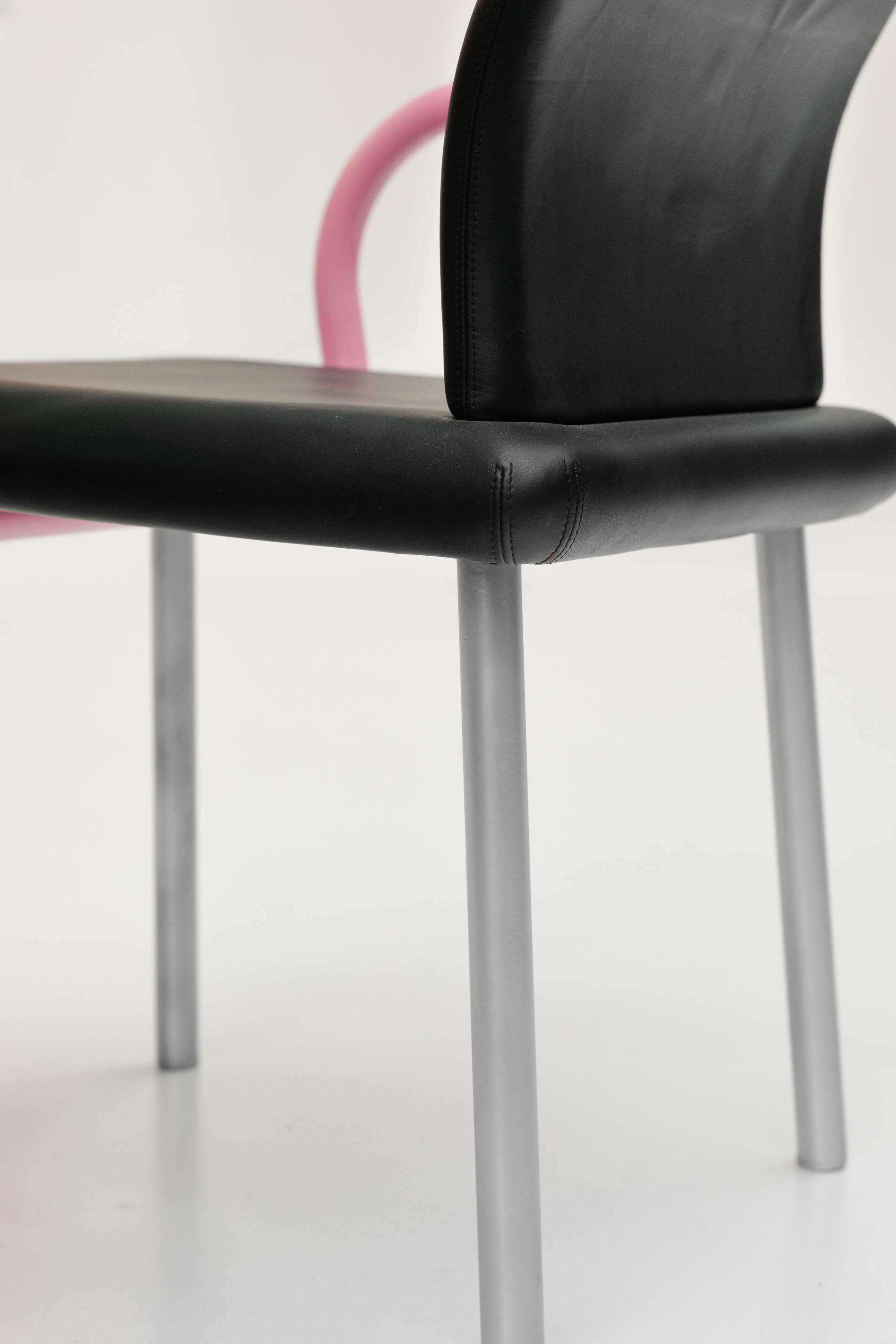 Ensemble de 4 chaises Mandarin par Ettore Sottsass pour Knoll