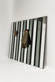 Ensemble de 9 Miroirs / porte-manteaux  Gronda par Luciano Bertoncini pour Elco