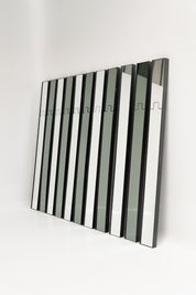 Ensemble de 9 Miroirs / porte-manteaux  Gronda par Luciano Bertoncini pour Elco