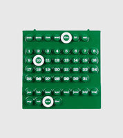 Ring-A-Date Perpetual Calendar by Giorgio Della Beffa (Green)