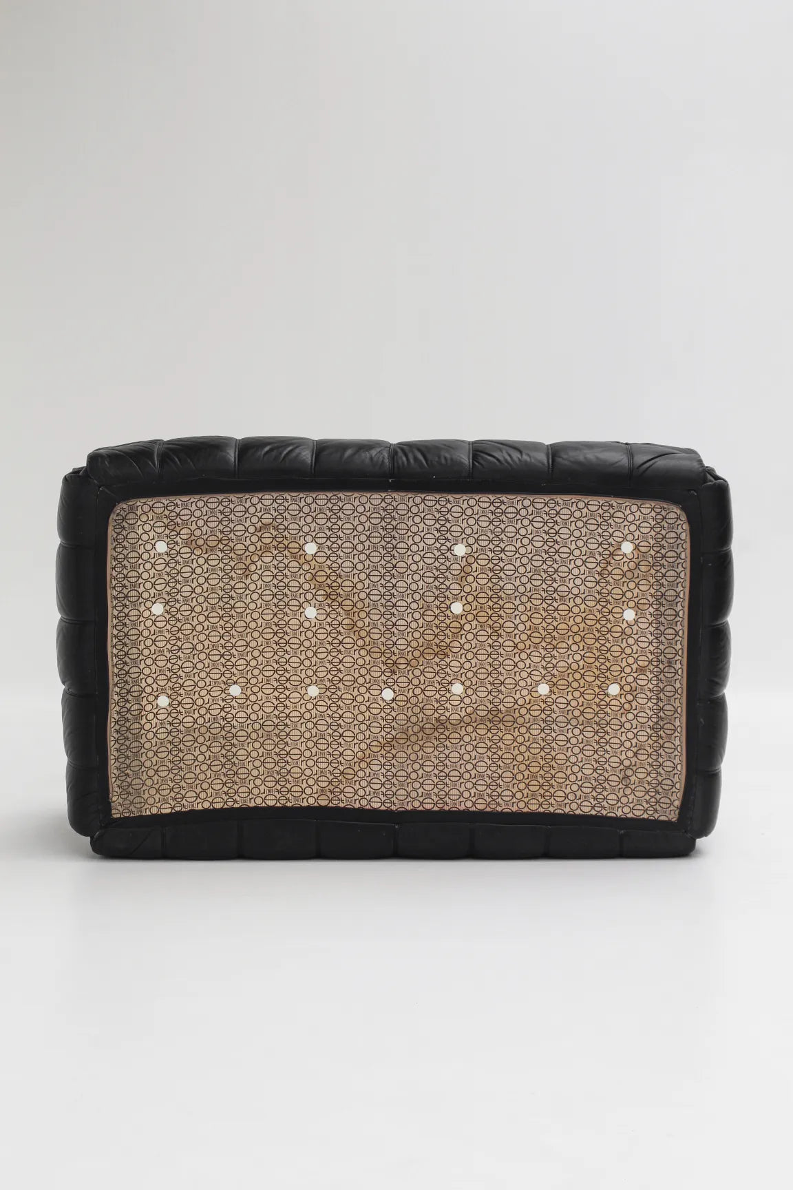 Canapé Kashima de Michel Ducaroy en cuir noir pour Ligne Roset