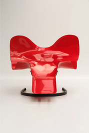 Chaise longue Elephant rouge édition limitée signée Bernard Rancillac