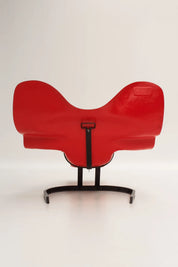 Chaise longue "Elephant" rouge – édition limitée 7/100 par Bernard Rancillac
