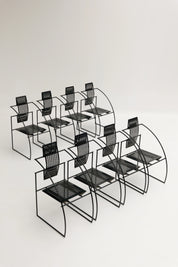 Ensemble de 8 chaises Quinta par Mario Botta pour Alias
