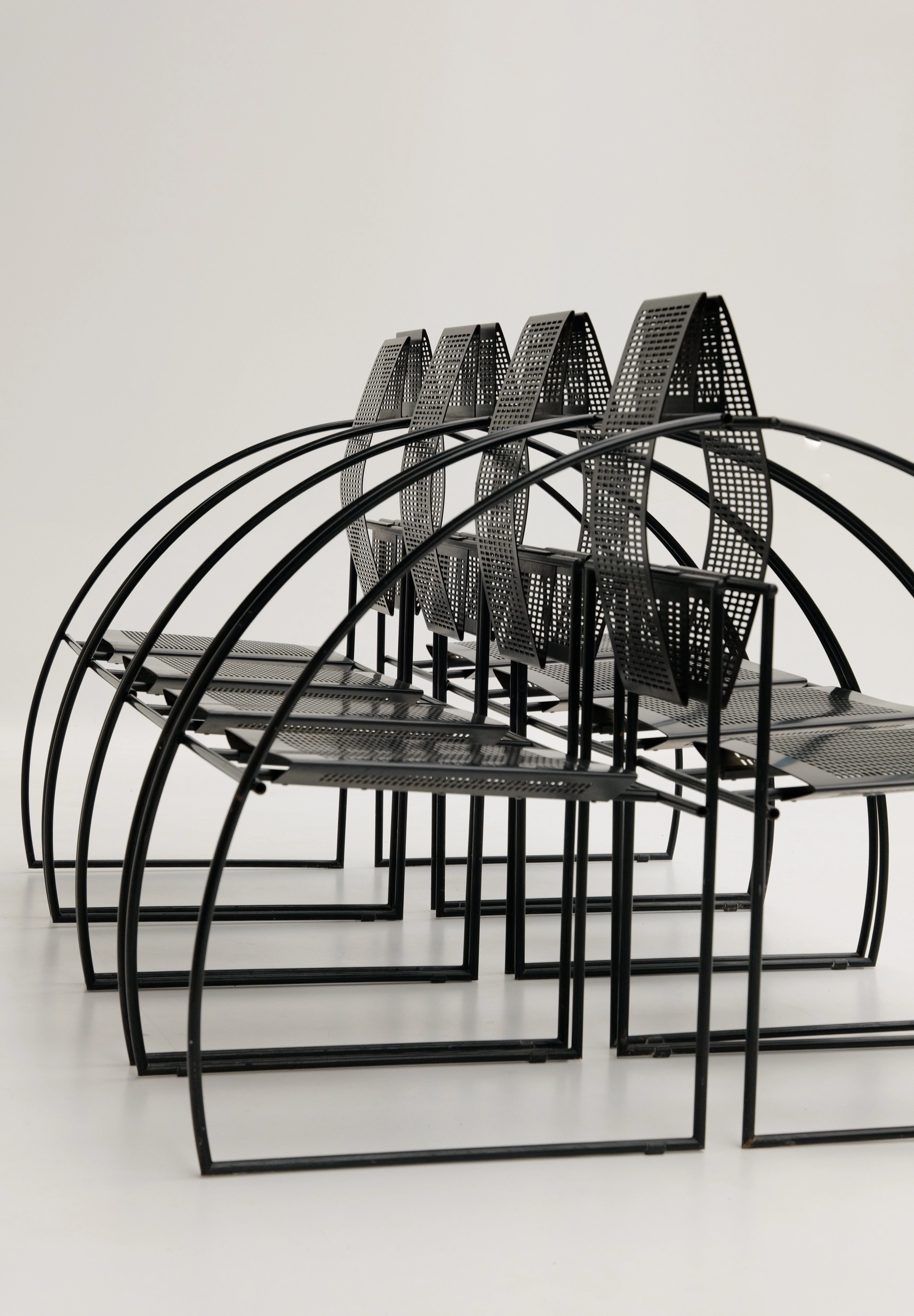 Ensemble de 8 chaises Quinta par Mario Botta pour Alias