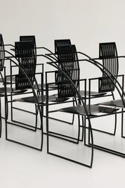 Ensemble de 8 chaises Quinta par Mario Botta pour Alias