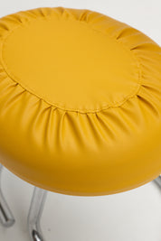 Set de 4 chaises Cobra par Giotto Stoppino jaune