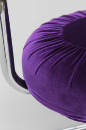 Set de 4 chaises Cobra par Giotto Stoppino, velours violet