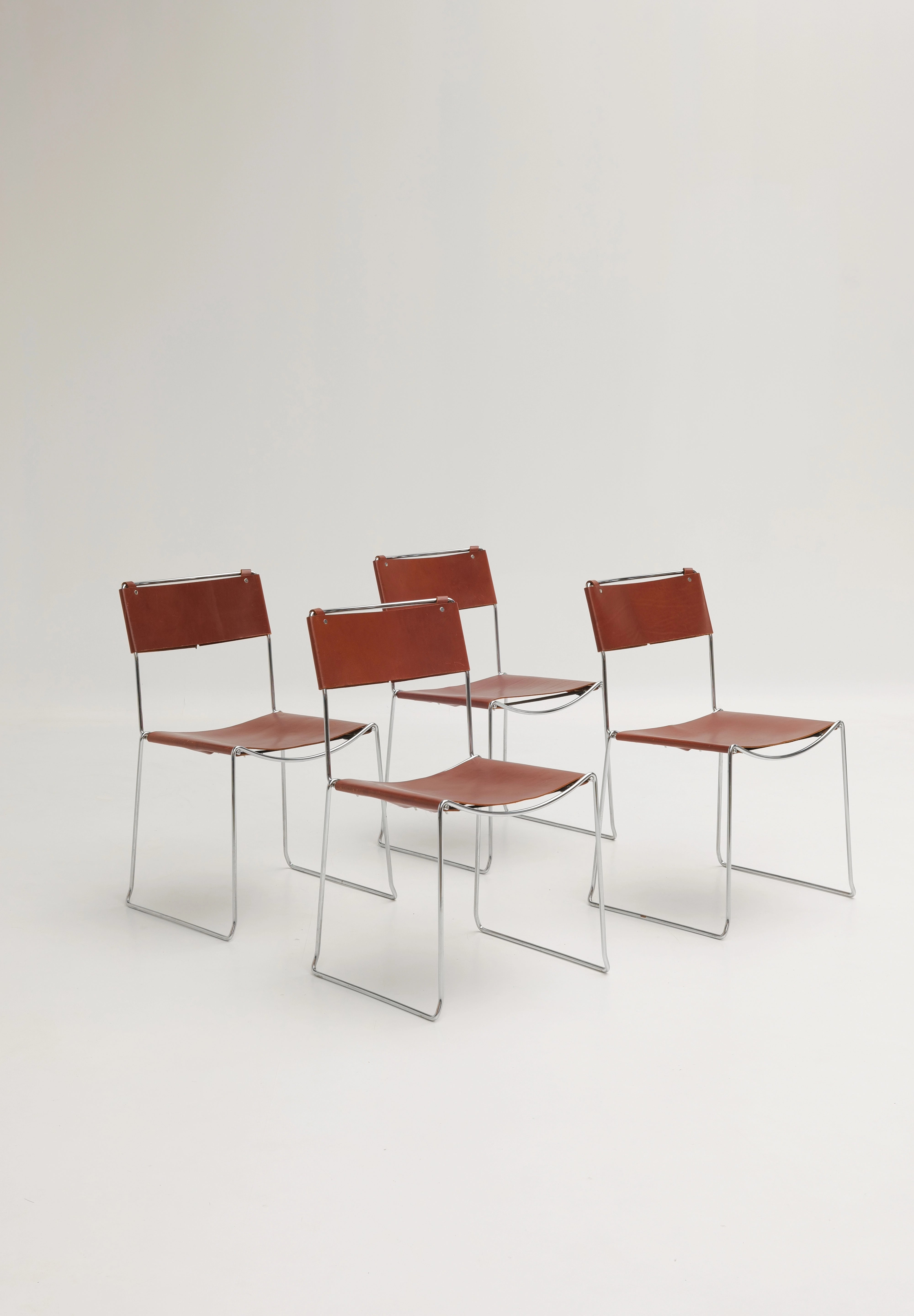 Ensemble de 4 chaises Giandomenico Belotti