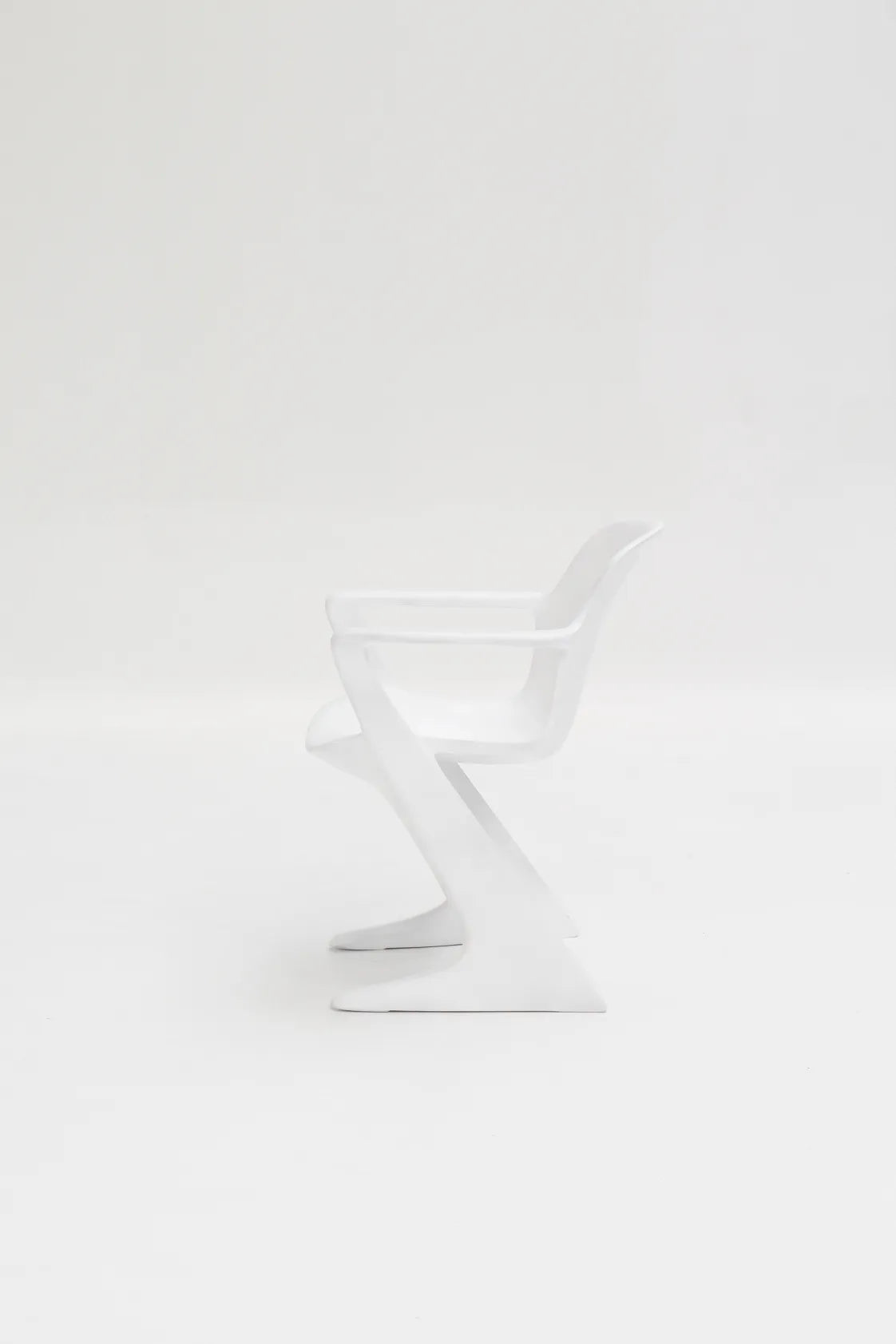 Chaises « Kangourou » blanches par Ernst Moeckl pour Horn