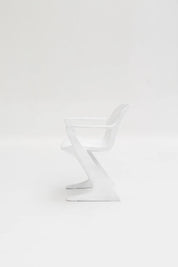 Chaises « Kangourou » blanches par Ernst Moeckl pour Horn