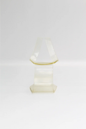 Paire de chaises en lucite par Michel Dumas