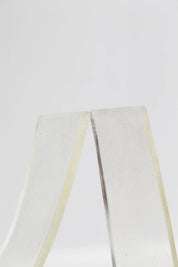 Paire de chaises en lucite par Michel Dumas