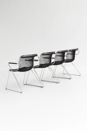 Set de 4 chaises "Penelope" par Charles Pollock pour Castelli