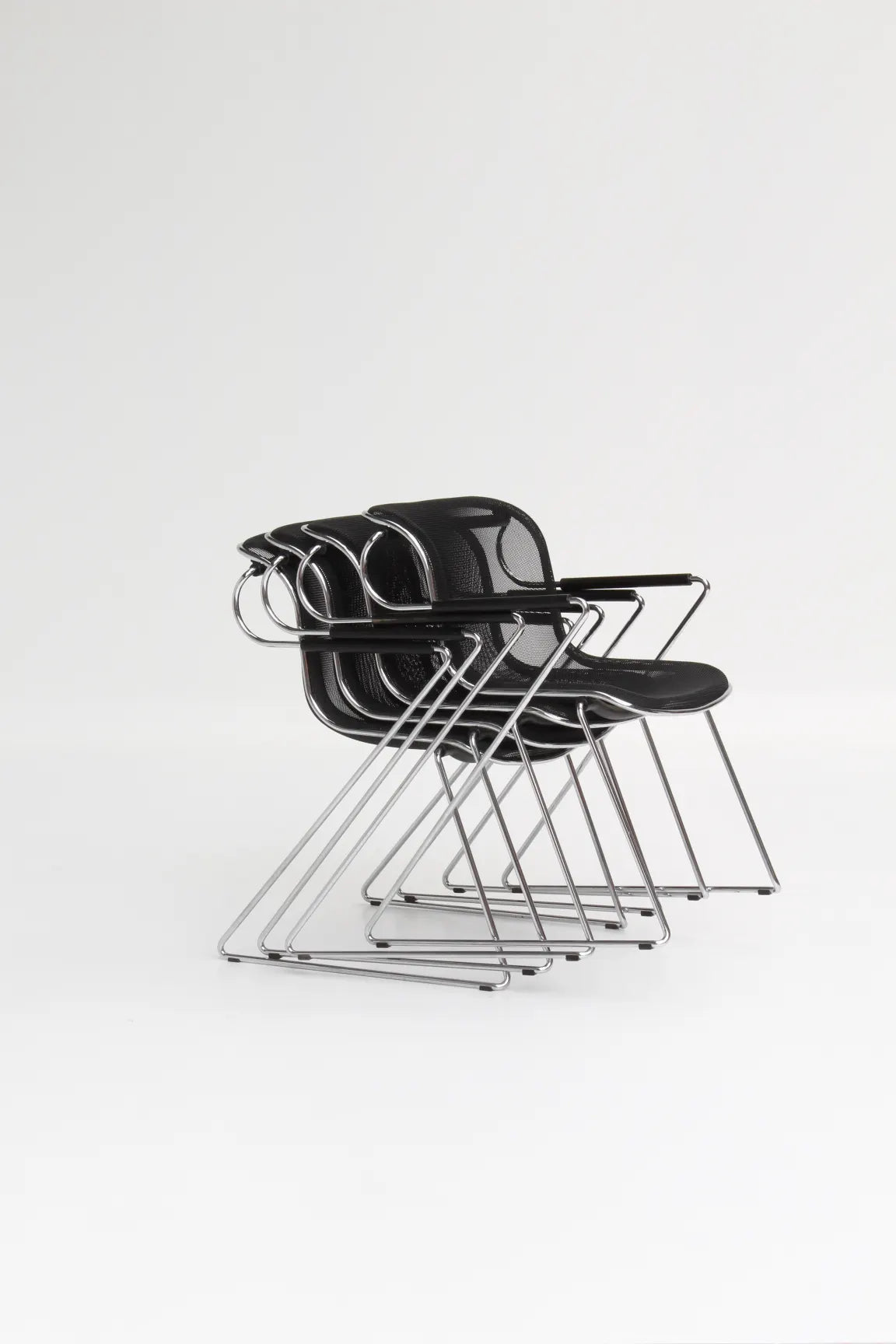 Set de 4 chaises "Penelope" par Charles Pollock pour Castelli