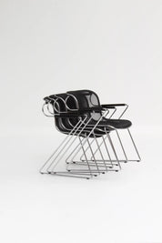 Set de 4 chaises "Penelope" par Charles Pollock pour Castelli