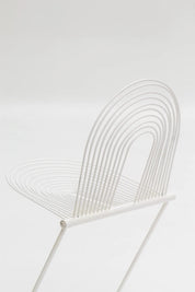 Chaises Swing blanches par Jutta & Herbert Ohl