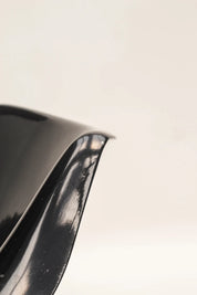 Set de 4 chaises Tulip noires et léopard