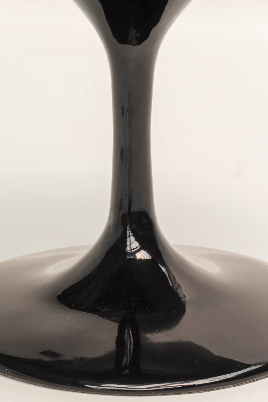 Set de 4 chaises Tulip noires et léopard