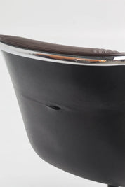 Fauteuil Executive en cuir marron par Charles Pollock pour Knoll