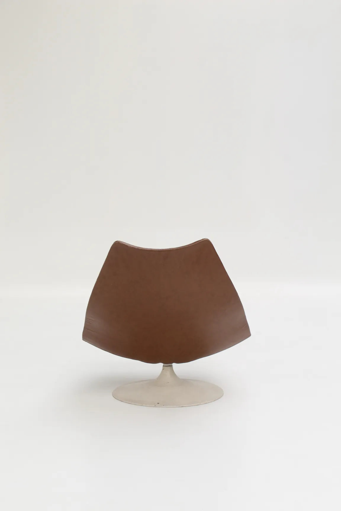 Fauteuil F510 en cuir caramel par Geoffrey Harcourt pour Artifort