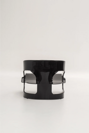Fauteuil 4801 noir par Joe Colombo pour Kartell