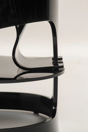 Fauteuil 4801 noir par Joe Colombo pour Kartell