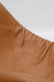 Fauteuil Rodica en cuir caramel par Mario Brunu pour Comfort, Italie